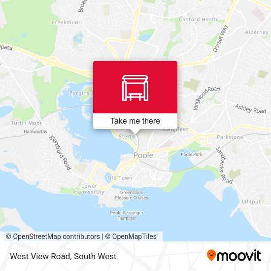 West View Road map
