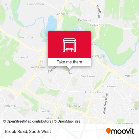 Brook Road map