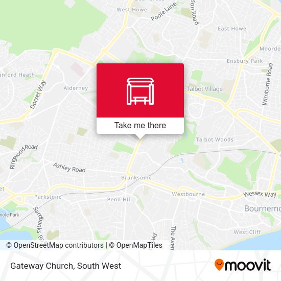 Gateway Church map