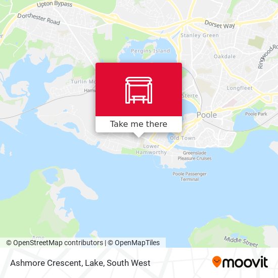 Ashmore Crescent, Lake map