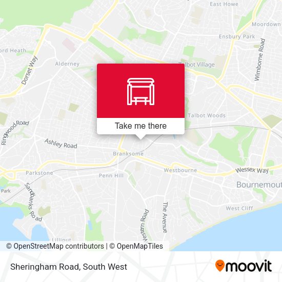 Sheringham Road map