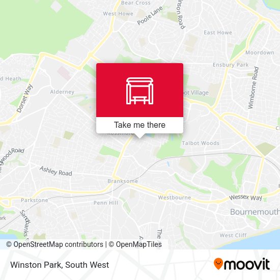 Winston Park map