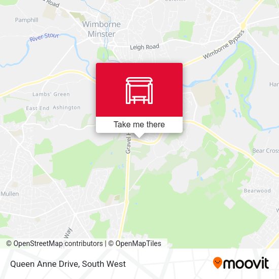 Queen Anne Drive map
