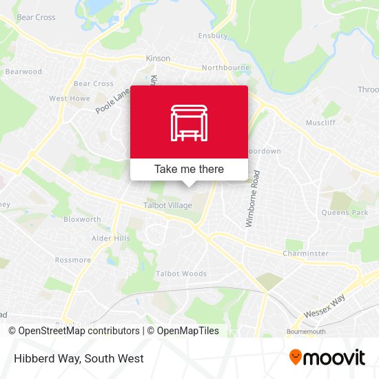 Hibberd Way map