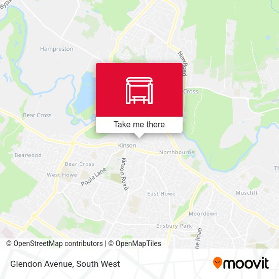 Glendon Avenue map
