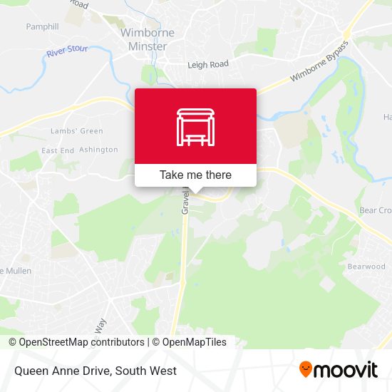 Queen Anne Drive map
