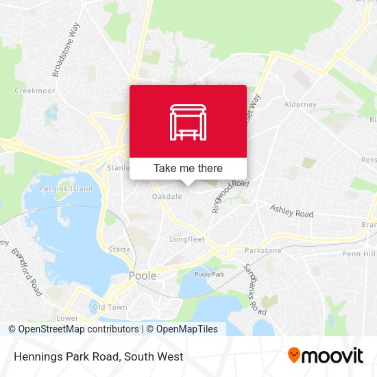 Hennings Park Road map