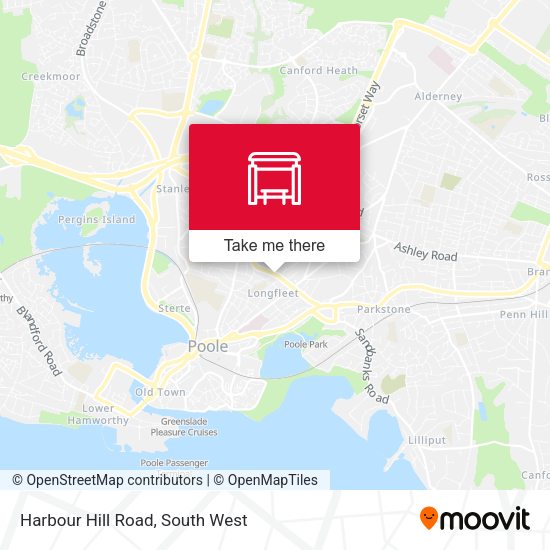 Harbour Hill Road map