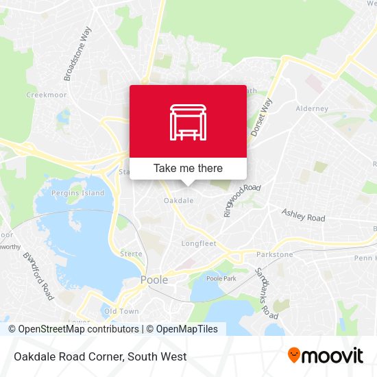 Oakdale Road Corner map