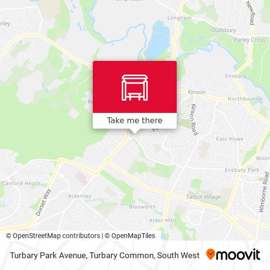 Turbary Park Avenue, Turbary Common map