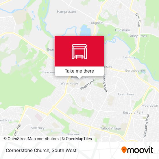 Cornerstone Church map
