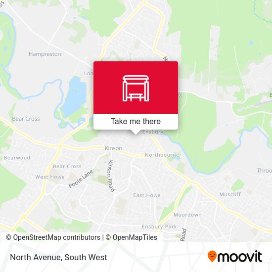 North Avenue map