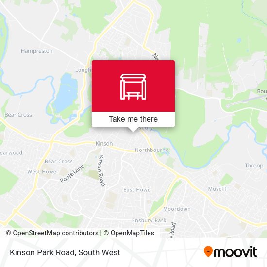 Kinson Park Road map