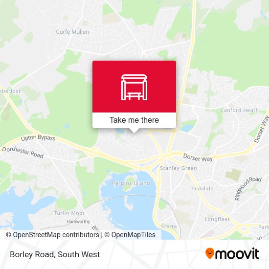 Borley Road map