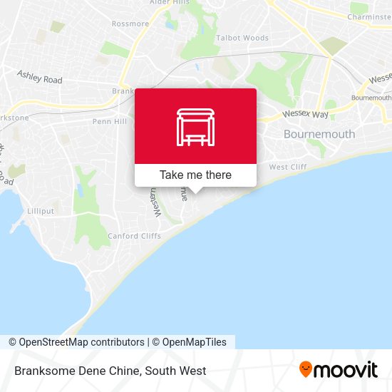 Branksome Dene Chine map