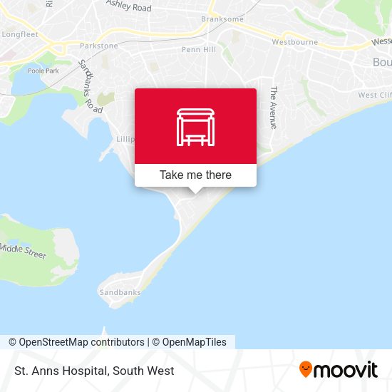 St. Anns Hospital map