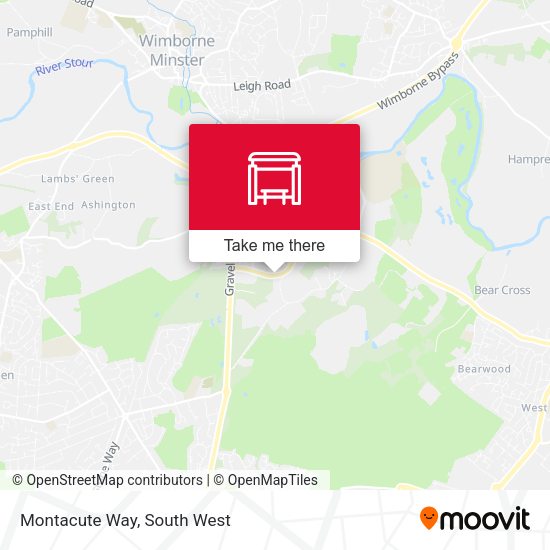 Montacute Way map