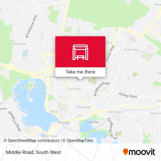 Middle Road map