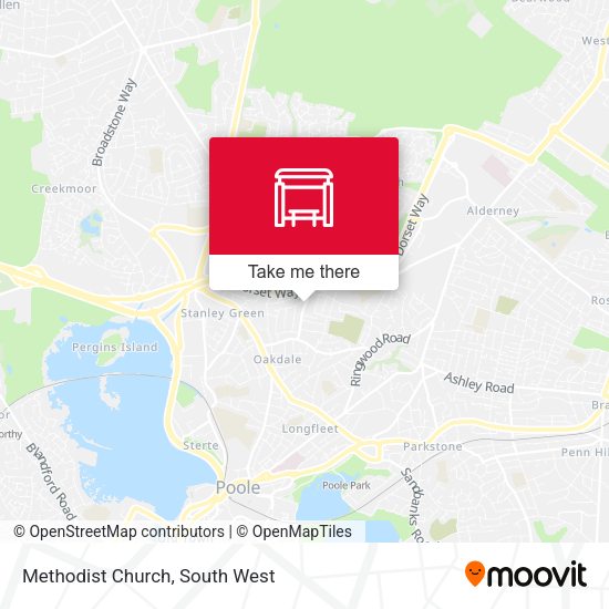 Methodist Church map