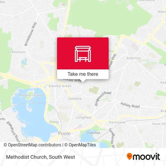 Methodist Church map