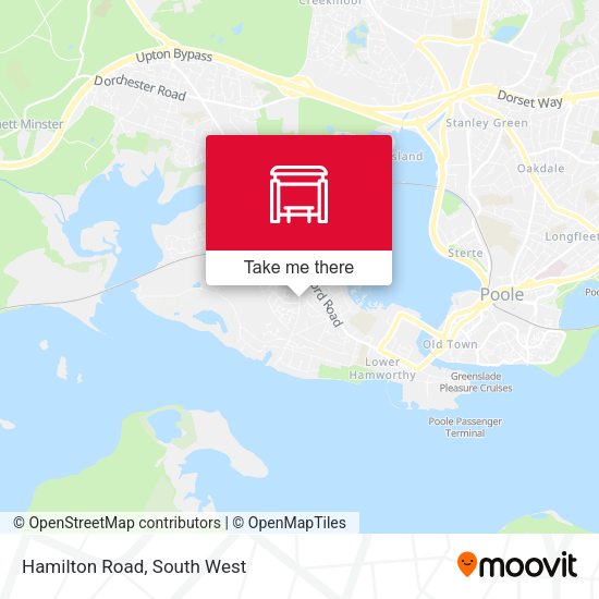 Hamilton Road map