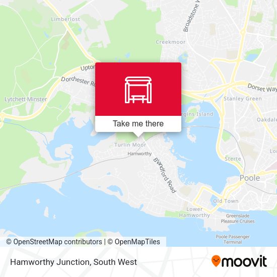Hamworthy Junction map