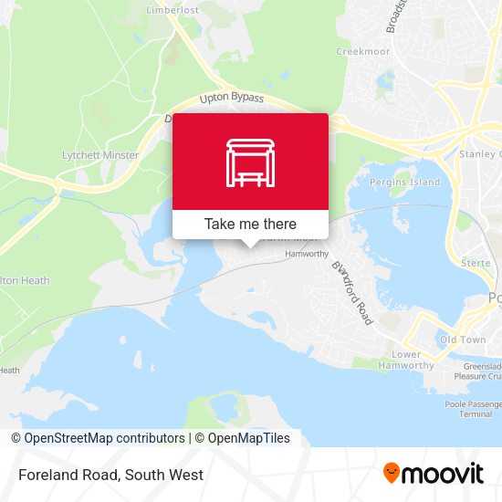 Foreland Road map