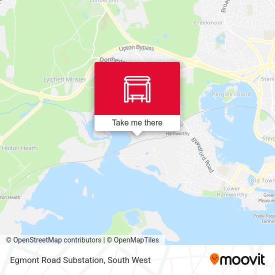 Egmont Road Substation map