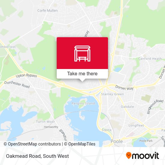 Oakmead Road map
