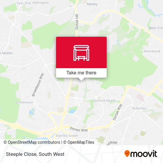 Steeple Close map