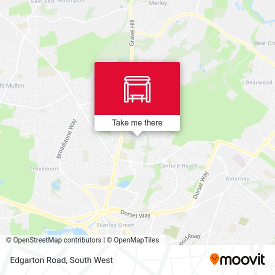 Edgarton Road map
