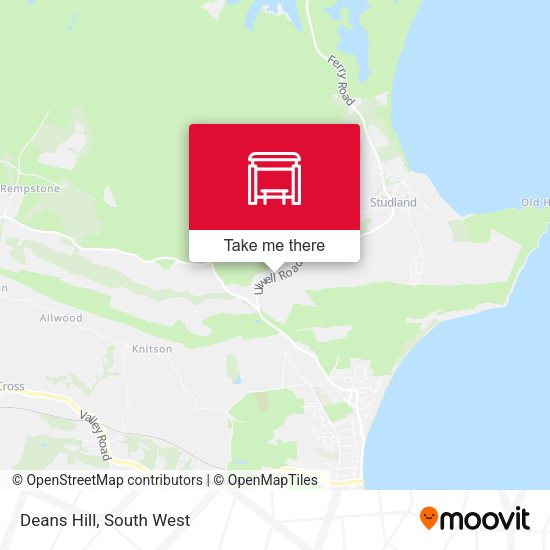 Deans Hill map