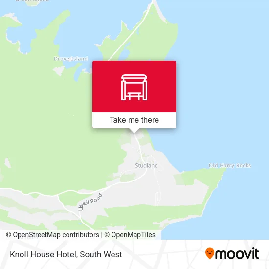 Knoll House Hotel map