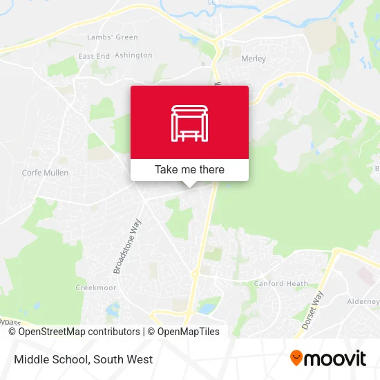 Middle School map