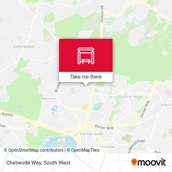 Chetwode Way map