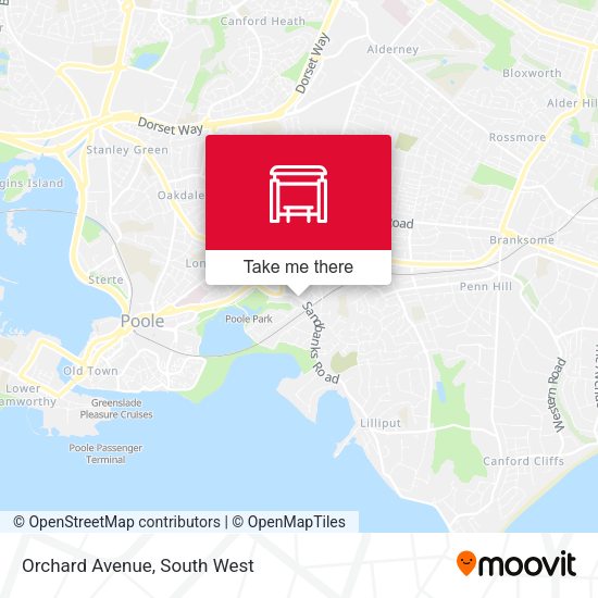 Orchard Avenue map