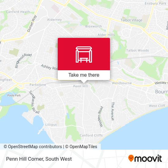 Penn Hill Corner map