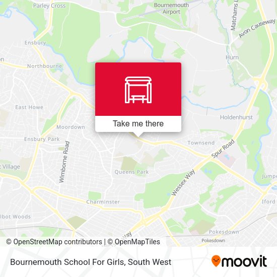 Bournemouth School For Girls map