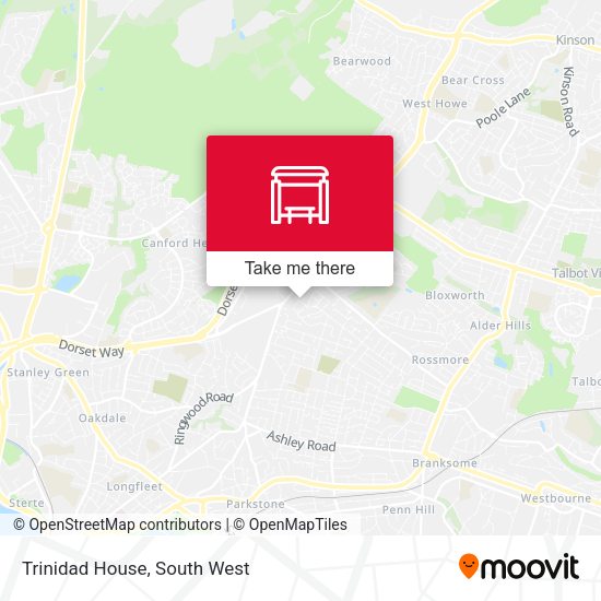 Trinidad House map