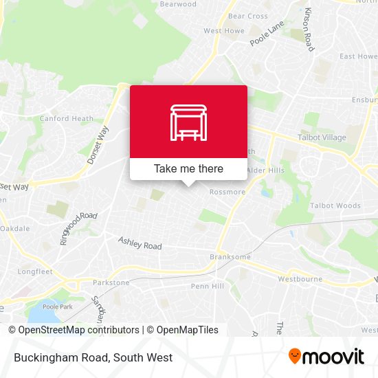 Buckingham Road map