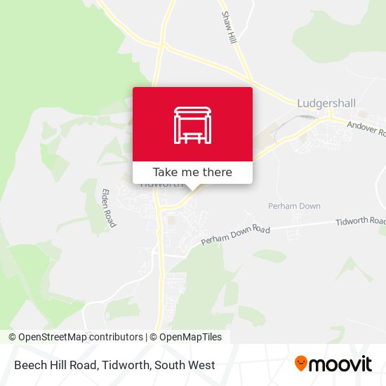 Beech Hill Road, Tidworth map