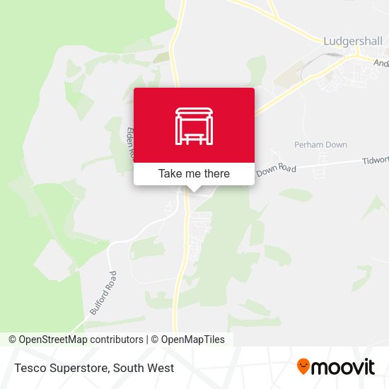 Tesco Superstore map