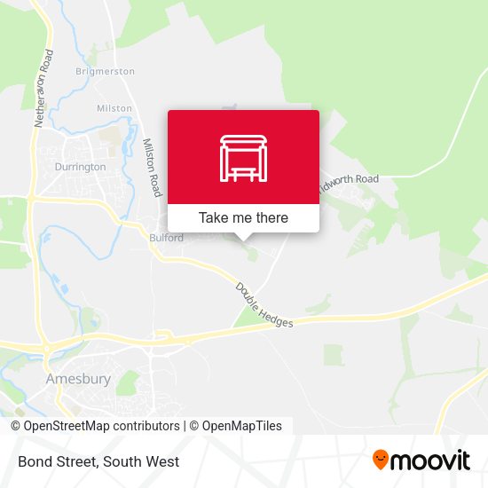 Bond Street map