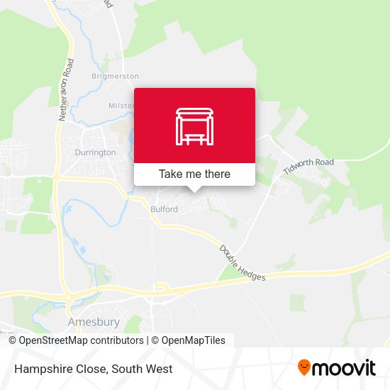 Hampshire Close map