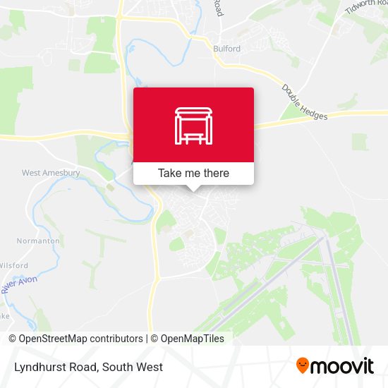 Lyndhurst Road map