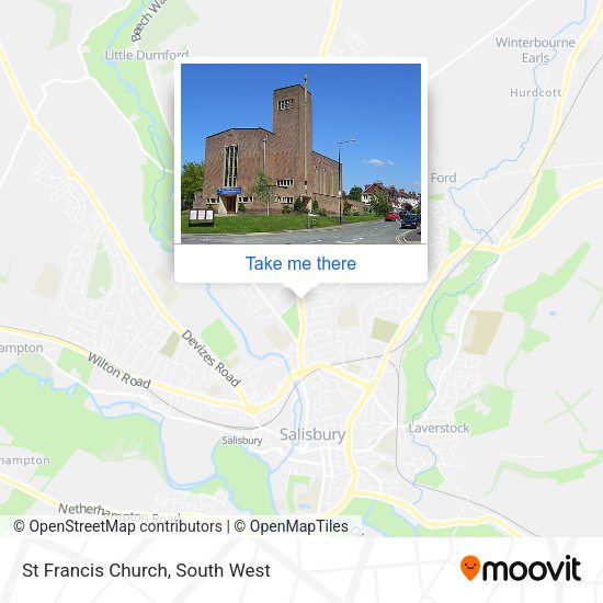 St Francis Church map