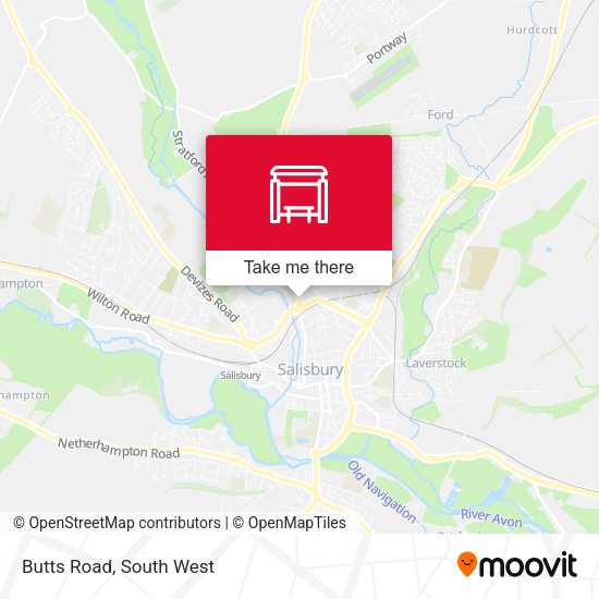 Butts Road map