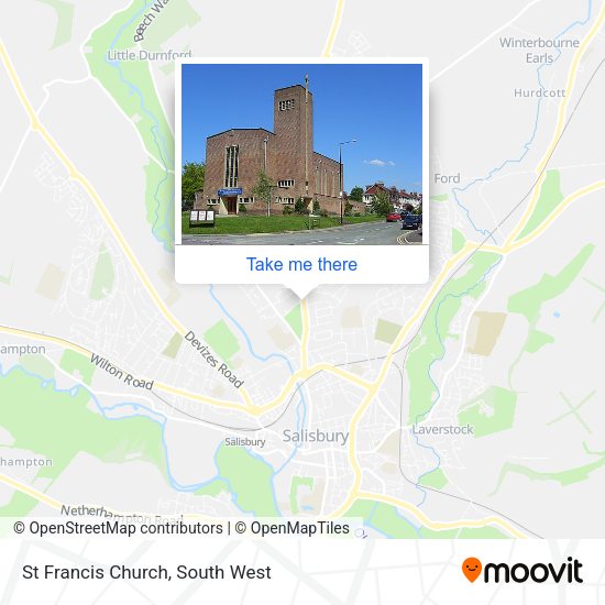 St Francis Church map