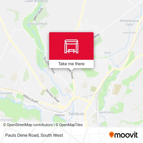 Pauls Dene Road map