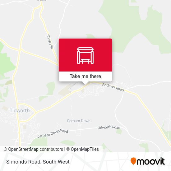 Simonds Road map